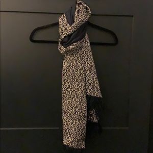 Modern animal print scarf